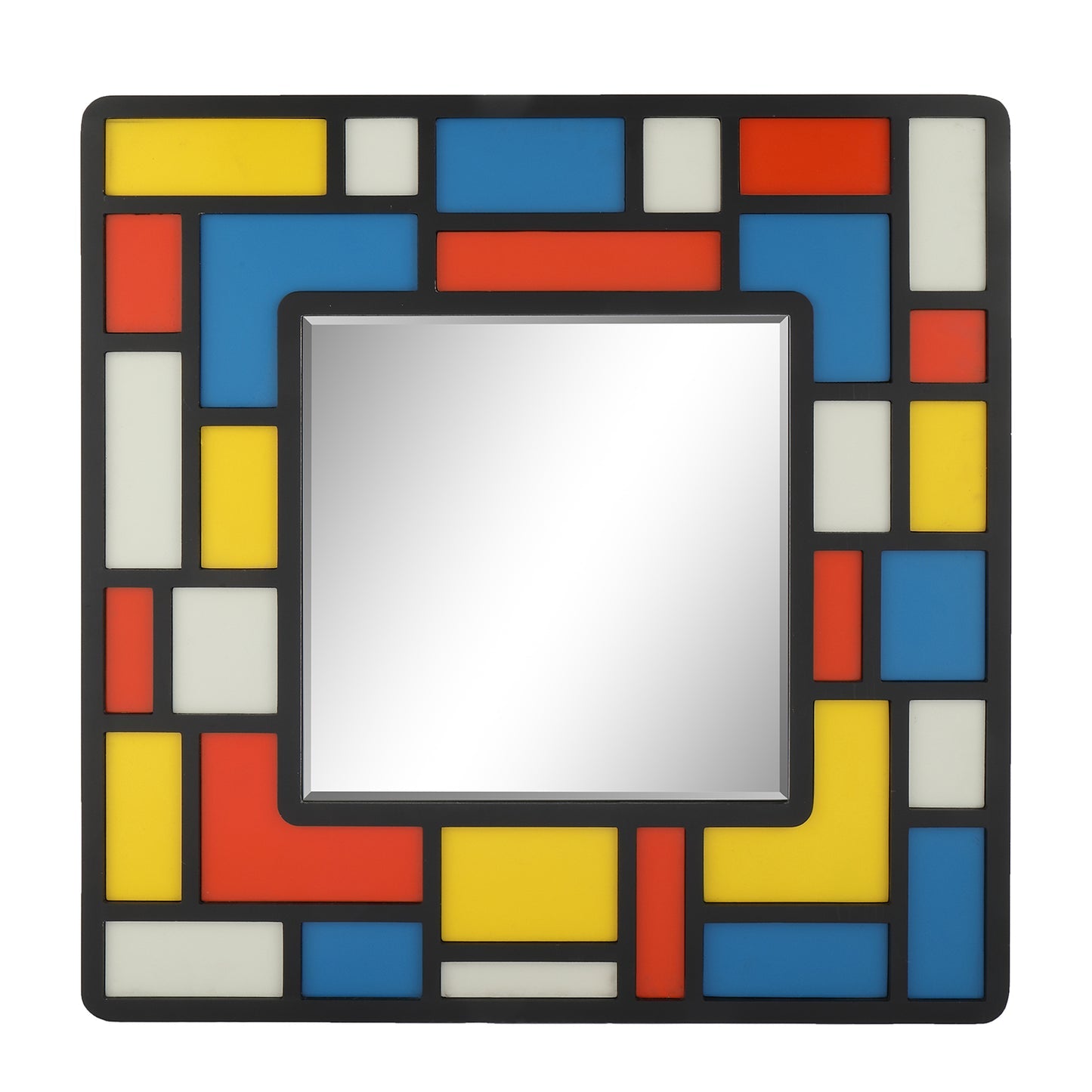 MacLuu Piet Mondrian Abstract Wall Mirror